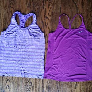 Nike & New Balance Athletic Tank Tops (Women's Medium)